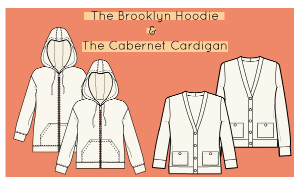 The Brooklyn Hoodie and The Cabernet Cardigan Just Got a Makeover