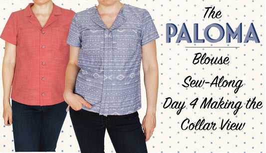 Paloma sew along day 4- Collar Version