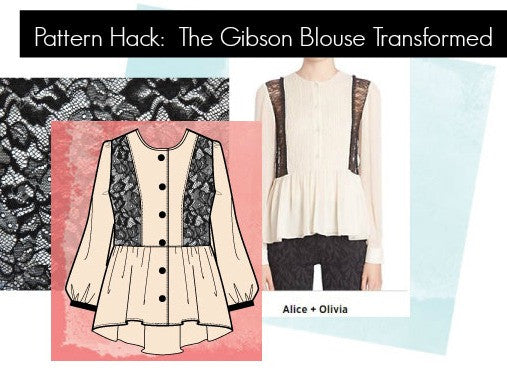 Pattern Hack: The Gibson Blouse Transformed