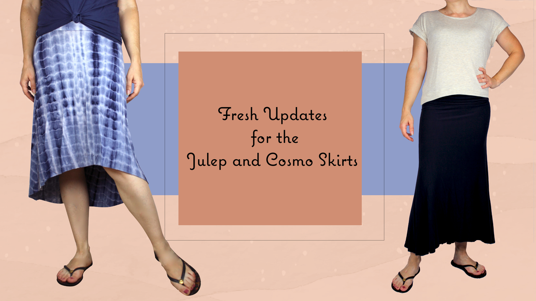 Pattern Re-Release News: The Cosmo Maxi Skirt and the Julep Skirt