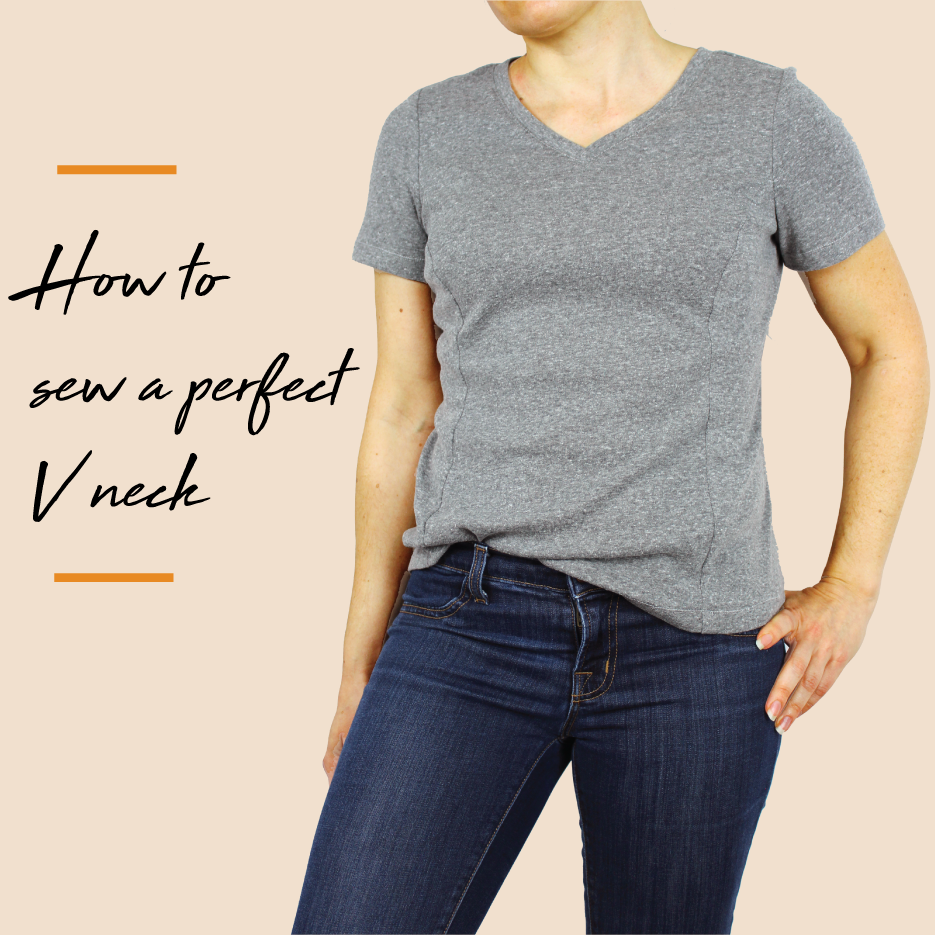 How to Sew The Perfect V-Neck Binding