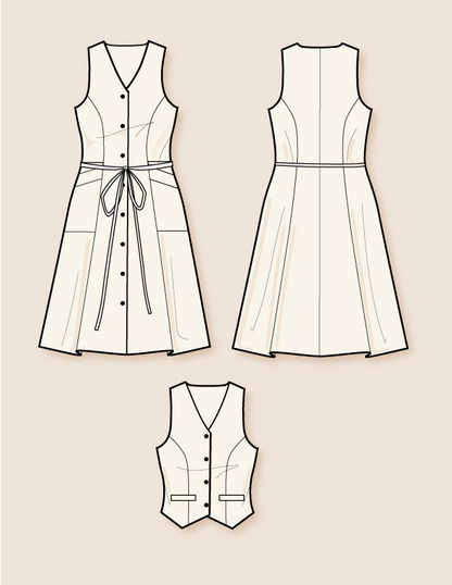 Sazerac Vest and Dress